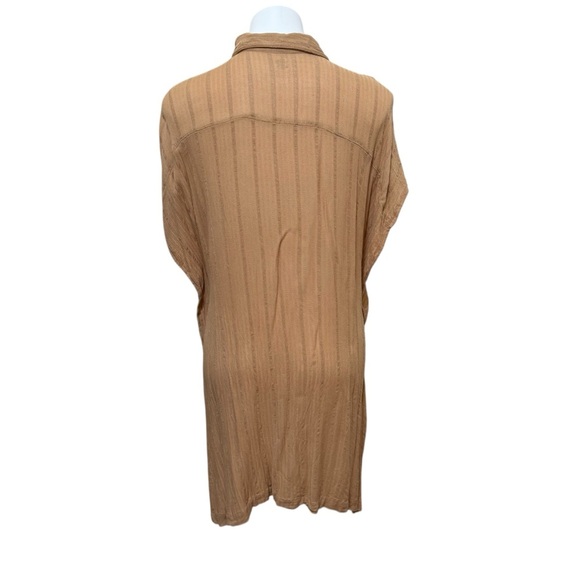 L*SPACE Anita Semi-Sheer Button-Front Swim Cover-Up 
size Xsmall - Picture 2 of 4